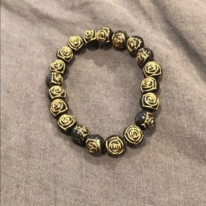 Plastic cute rose bracelet